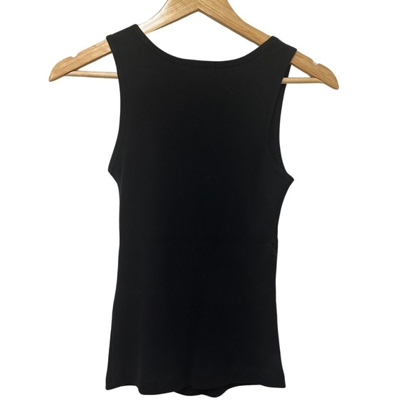 Cache UNIQUE Embellished Tank Top SZ Small Black Chic Beaded Bull Head EUC - Picture 7 of 7